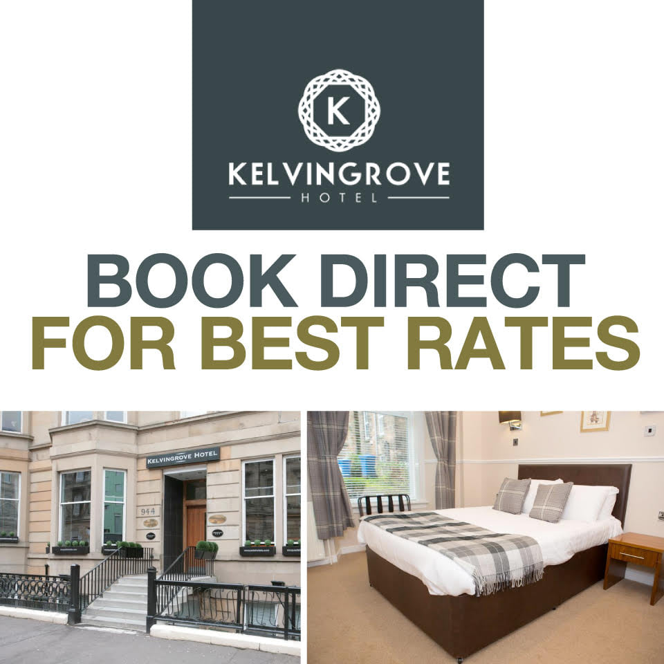 Kelvingrove Hotel Glasgow - Book Direct for Best rates
